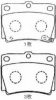 AISIN D2N022 Brake Pad Set, disc brake